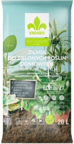Przejdź do produktu Ziemia do palm dracen juk roślin domowych zielonych 20L Kronen