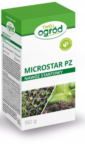 Przejdź do produktu Nawóz startowy do rozsad warzyw siewu na 100m2 Microstar PZ 150g