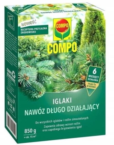 Przejdź do produktu Compo nawóz do iglaków 850g 6 miesięcy długo działający