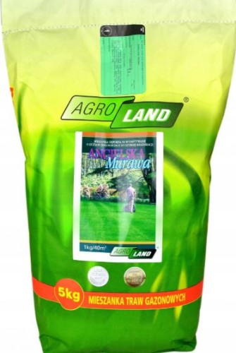 Przejdź do produktu Trawa angielska murawa odporna na deptanie 5kg Agroland