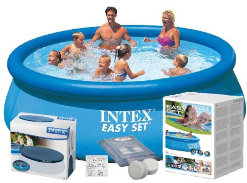 Przejdź do produktu Basen ogrodowy 366x76 +pokrywa chlor INTEX 28130