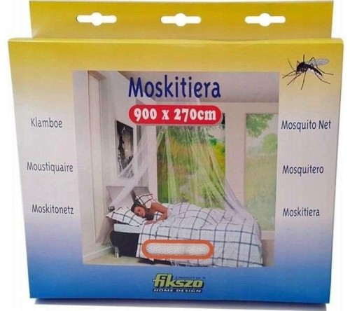 Przejdź do produktu Moskitiera siatka na łóżko przeciw komarom 900x270cm biała