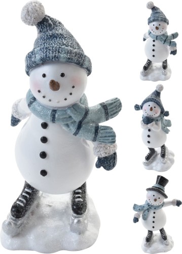 Przejdź do produktu Figurka świąteczna Bałwan 16cm ozdoba 357738