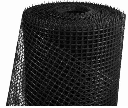 Przejdź do produktu Siatka plastikowa ogrodzeniowa budowlana czarna 1,2m x 50m