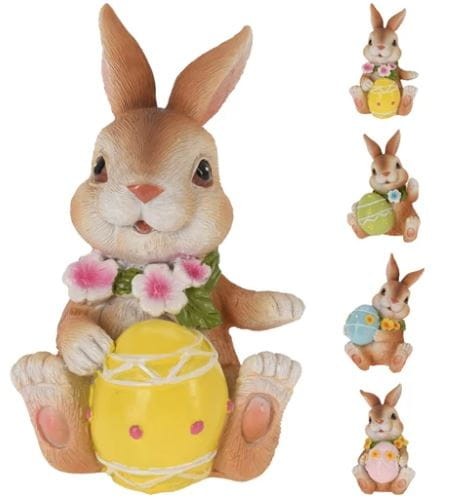 Przejdź do produktu Figurka wielkanocna królik z jajkiem 10cm 946490