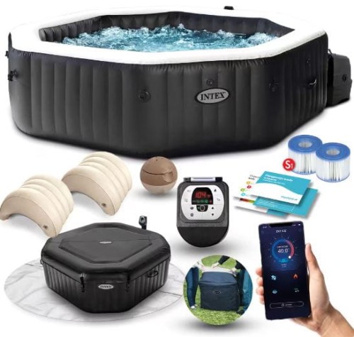 Przejdź do produktu Dmuchane SPA 4- osobowe z hydromasażem Deluxe Intex 28458