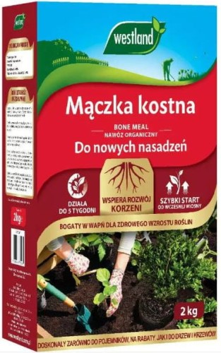 Przejdź do produktu Nawóz organiczny do nasadzeń 2kg mączka kostna Westland