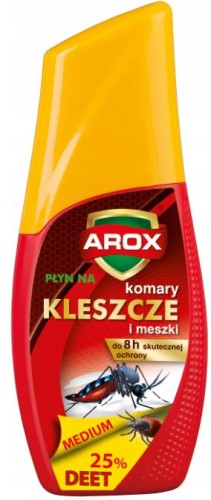Przejdź do produktu Płyn na komary kleszcze 100ml Deet Medium AROX