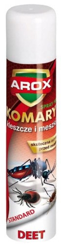 Przejdź do produktu Spray na komary kleszcze meszki 90ml Deet Standard AROX