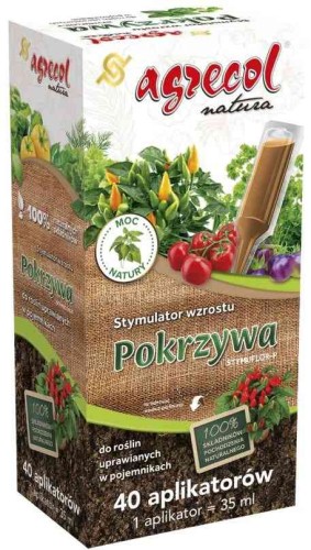 Przejdź do produktu Pokrzywa stymulator wzrostu aplikator 40x35ml Agrecol choroby grzybowe