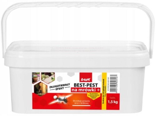 Przejdź do produktu Proszek granulat na mrówki 1,5kg niszczy gniazda BEST PEST