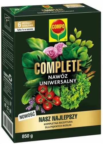 Przejdź do produktu Nawóz uniwersalny długo działający do warzyw roślin Complete Compo 850g