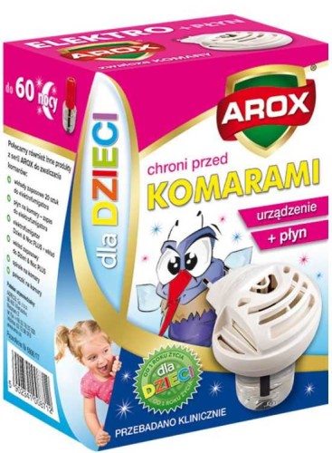 Przejdź do produktu Elektrofumigator + płyn na komary dla dzieci 60 nocy Arox