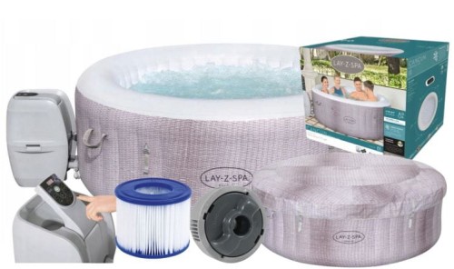 Przejdź do produktu Dmuchane SPA hydromasaż 4-osobowe 180x66 Cancun Bestway 60003 