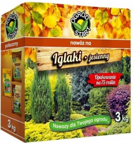 Przejdź do produktu Nawóz jesienny do iglaków 3kg Ogród Start