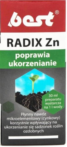 Przejdź do produktu Radix Zn nawóz ukorzeniający ukorzeniacz roślin 30ml