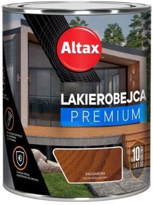Przejdź do produktu Lakierobejca do drewna premium 10 lat palisander 250ml Altax 