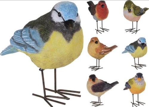 Przejdź do produktu Figurka ptak na metalowych nogach 10cm 018589