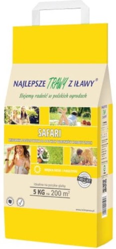 Przejdź do produktu Trawa Safari na suche piaszczyste tereny 5kg Iława