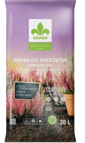 Przejdź do produktu Ziemia do wrzosów wrzośców roślin kwaśnolubnych 20L Kronen
