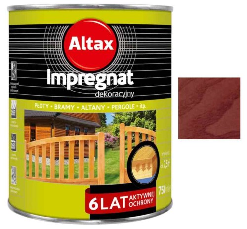 Przejdź do produktu Impregnat dekoracyjny 4,5l merbau Altax ochrona drewna 6 lat