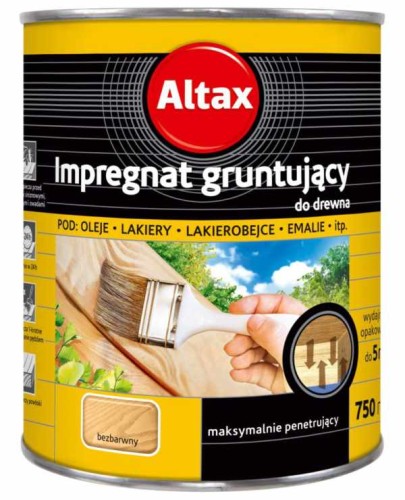 Przejdź do produktu Impregnat do drewna gruntujący 750ml ALTAX PENETRIN