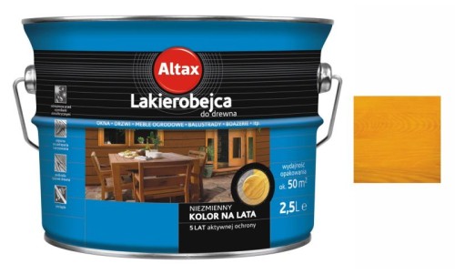 Przejdź do produktu Lakierobejca do drewna Sosna 2,5L Altax