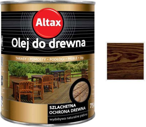 Przejdź do produktu Olej do drewna palisander 0,75l Altax impregnat
