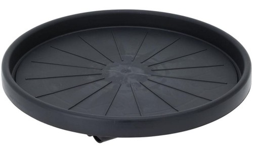 Przejdź do produktu Podstawka pod donicę na kółkach 35cm czarna 224161