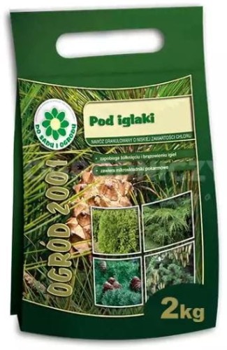 Przejdź do produktu Nawóz pod iglaki 2 kg Ogród 2001