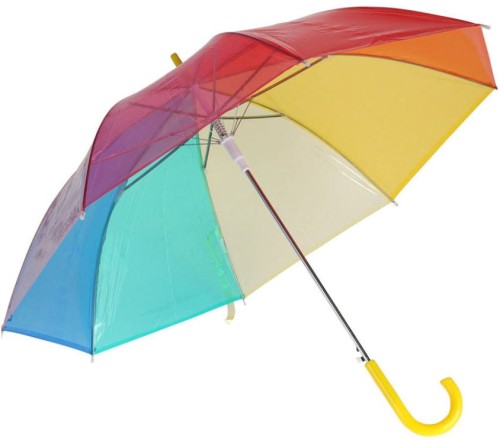 Przejdź do produktu Parasol tęcza składany wielokolorowy 80cm 427012