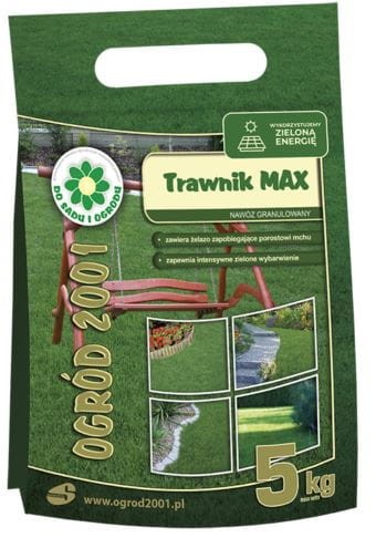 Przejdź do produktu Nawóz do trawników MAX NPK 10-8-12 5 kg Ogród 2001