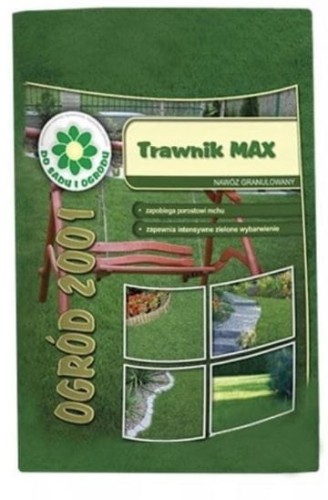 Przejdź do produktu Nawóz do trawników MAX NPK 10-8-12 10 kg Ogród 2001