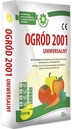Przejdź do produktu Nawóz uniwersalny 25 kg Ogród 2001 