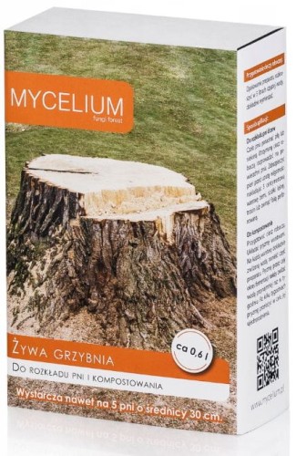 Przejdź do produktu Preparat do rozkładu pni i korzeni Żywa Grzybnia 0,6L