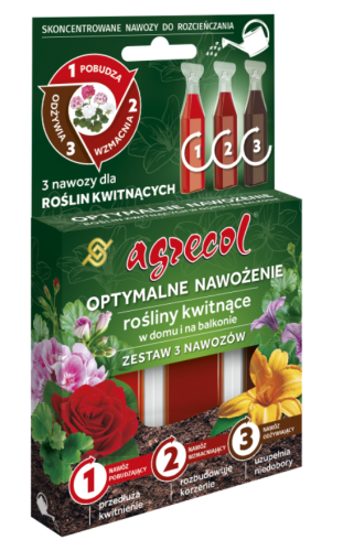 Przejdź do produktu Kuracja dla kwitnących nawóz 3x30ml SPA AGRECOL
