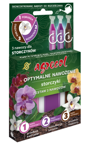 Przejdź do produktu Kuracja dla storczyków nawóz 3x30ml SPA AGRECOL