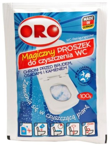 Przejdź do produktu Proszek do czyszczenia WC pianotwórczy Magiczny z Niemiec 100g ORO