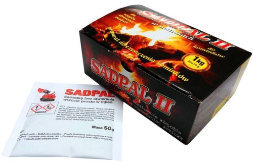 Przejdź do produktu Preparat do czyszczenia kominków 20x50g katalizator Sadpal