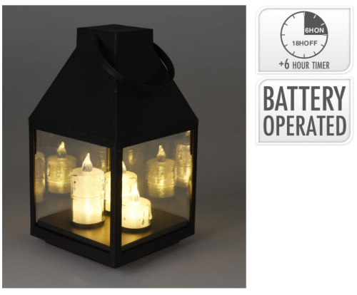 Przejdź do produktu Lampion 3 świece latarnia Led 94559