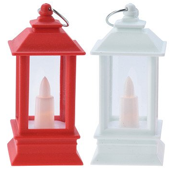 Przejdź do produktu Latarnia ze świecą LED 9 cm 109154