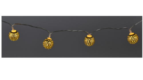 Przejdź do produktu Lampki Led białe ciepłe metalowe kulki 2,5m 110464