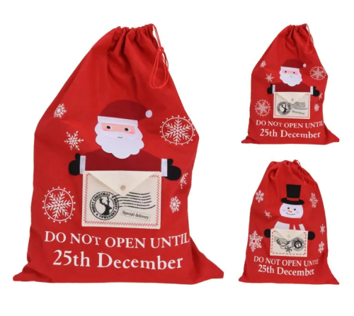 Przejdź do produktu  Świąteczny worek na prezenty 78 cm 140003