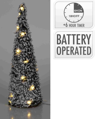 Przejdź do produktu Choinka ośnieżona stożek led 40 cm 191777