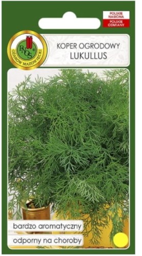Przejdź do produktu Koper ogrodowy Lukullus wczesny nasiona 500 g Pnos