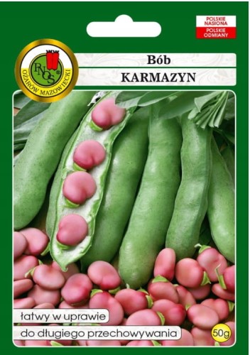 Przejdź do produktu Nasiona Bób Karmazyn czerwony 500 g PNOS