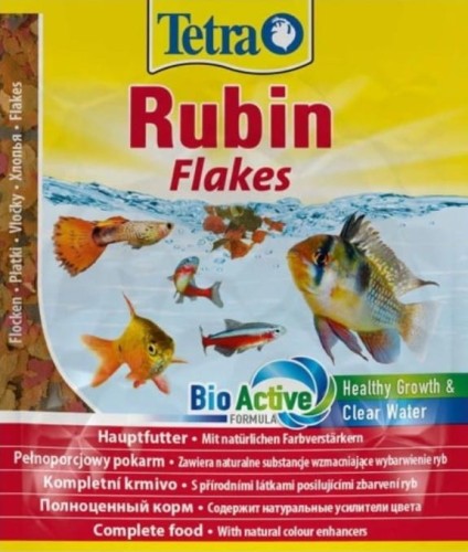 Przejdź do produktu Tetra Rubin pokarm wybarwiający dla ryb słodkowodnych 12g saszetka