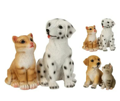 Przejdź do produktu Figurka pies i kot 15 x 12 cm 934541