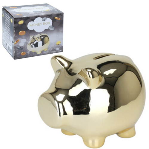 Przejdź do produktu Świnka skarbonka dekoracyjna 11x9x9 cm 950244