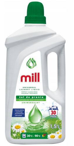 Przejdź do produktu Żel do prania uniwersalny 1,5 l MILL